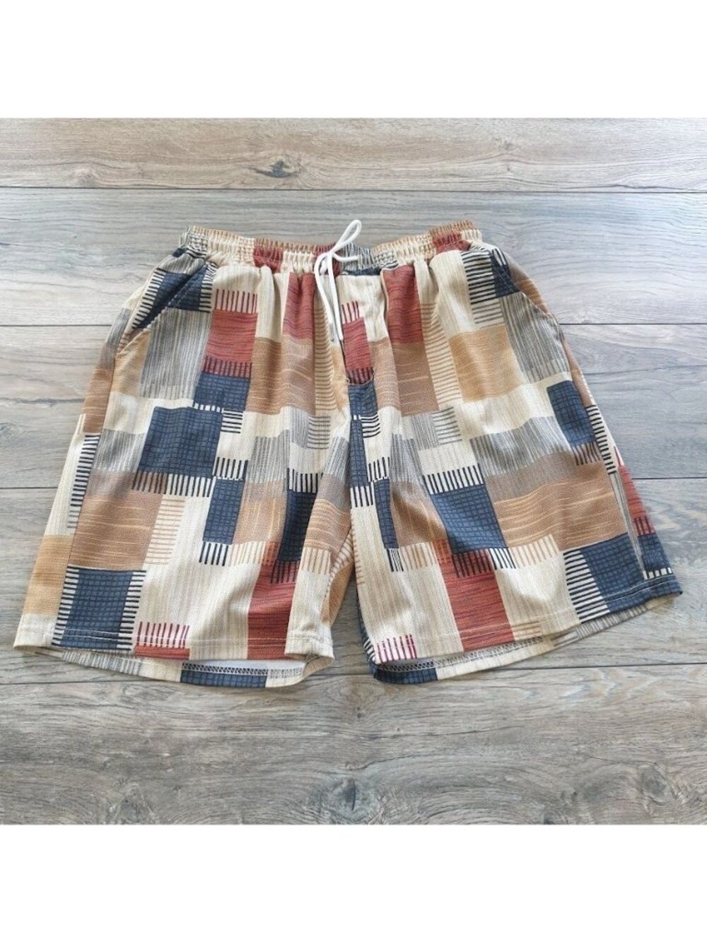 Manfinity XL Mens Shorts Elastic Waist Drawstring Relaxed Fit Casual Lightweight